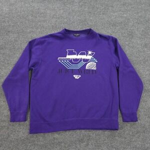 Juice Wrld Sweatshirt Mens XL Purple Legends Never Die Graphic Fleece Pullover